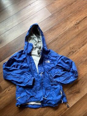 The North Face Royal Blue Hooded Shell Jacket